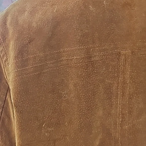 Winlit New York Genuine Leather Jacket – Medium – Lined – Camel Brown